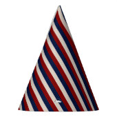 CHAPEAUX DE FÈTES LEATHER REGARDEZ LES STRIPES PATRIOTIQUES-CASQUETT (Gauche)