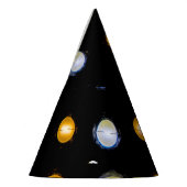 Chapeaux De Fètes LED, fermer l'arrière - plan abstrait. (Gauche)