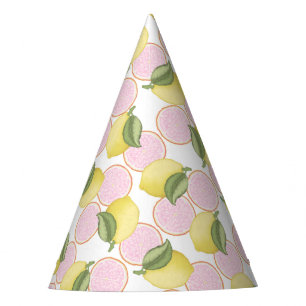 Chapeaux De Fètes Lemonade rose citron Casquette fête d'anniversaire
