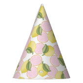 Chapeaux De Fètes Lemonade rose citron Casquette fête d'anniversaire (Gauche)