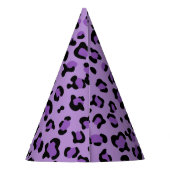 Chapeaux De Fètes Leopard Print, Léopard Spots, Purple Leopard (Dos)