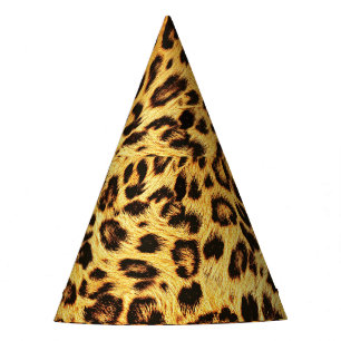 Chapeaux De Fètes Leopard tendance : Motif de design de peau.