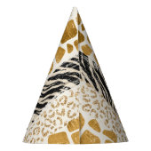 Chapeaux De Fètes Les animaux Safari imprimer fêtes (Dos)
