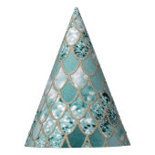 Chapeaux De Fètes Les échelles de Parties scintillant des sirènes #3 (Devant)