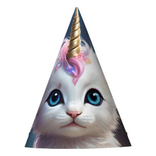 Chapeaux De Fètes "Les pattes étincelantes : Le chaton Unicorn Encha