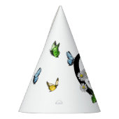 Chapeaux De Fètes Lettre C Floral Butterfly Monogramme initial (Gauche)