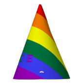 Chapeaux De Fètes LGBT Rainbow Pride Drapeau & Pride Texte Casquette (Droite)