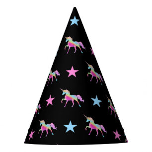 Chapeaux De Fètes Licorne d'arc-en-ciel et casquette de partie