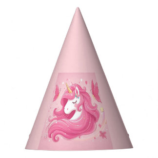 Chapeaux De Fètes licorne rose