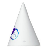 Chapeaux De Fètes L'infini avec plume violette (Droite)