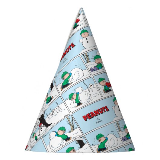 Chapeaux De Fètes Linus Construit Un Snowman (Gauche)