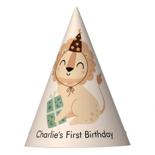 Chapeaux De Fètes Lion avec cadeau d'anniversaire