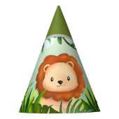 Chapeaux De Fètes Lion d'anniversaire Safari (Devant)