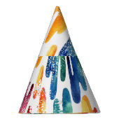 Chapeaux De Fètes Liquide : Aquarelle Abstraite moderne. (Droite)