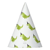 Chapeaux De Fètes Little Boy Dinosaur Thème Dino Vert et Casquette n (Gauche)