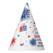 Chapeaux De Fètes Little Firecracker 4th of July Summer 1st Birthday (Gauche)