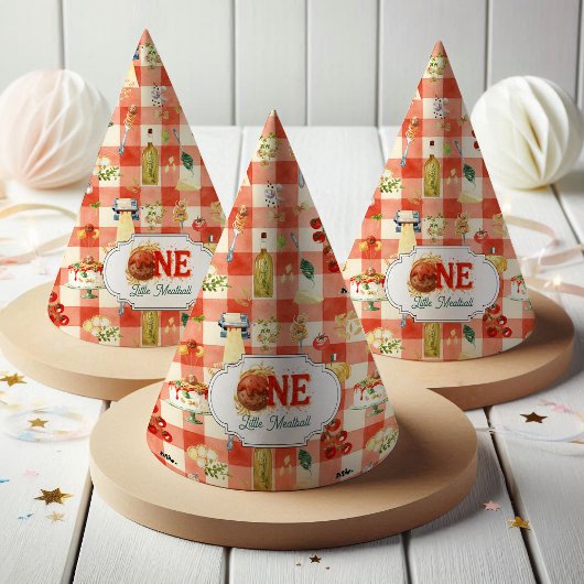 Chapeaux De Fètes Little Meatball | Holy Ravioli First Birthday