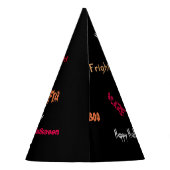 Chapeaux De Fètes Loup-garou de Halloween avec des ballons (Dos)