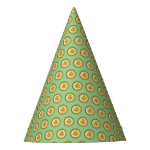 Chapeaux De Fètes Lucky Irish Shamrock Gold Coin