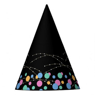 Chapeaux De Fètes Luminosité et roulis noir basque d'anniversaire