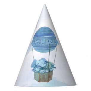 Chapeaux De Fètes Lune bleue petit éléphant casquette de fête d'anni