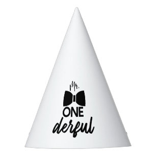 Chapeaux De Fètes M. ONEderful M. Wonderful Premier 1er anniversaire