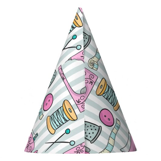 Chapeaux De Fètes Machine à coudre - Artisanat rose coudre (Dos)