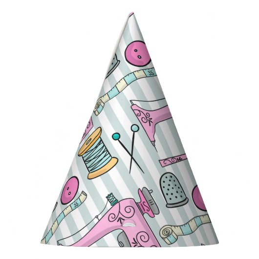 Chapeaux De Fètes Machine à coudre - Artisanat rose coudre (Gauche)