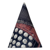Chapeaux De Fètes Machine à écrire vintage (Droite)
