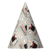 Chapeaux De Fètes Magicien Show Magicien Enfants Anniversaire Nom pe (Dos)