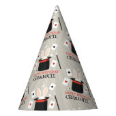 Chapeaux De Fètes Magicien Show Magicien Enfants Anniversaire Nom pe (Devant)