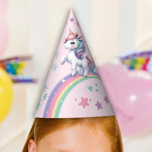 Chapeaux De Fètes Magique Unicorn fête d'anniversaire