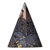 Chapeaux De Fètes Maison hantée | Arbre à Pleines lunes Éffrayantes  (Dos)