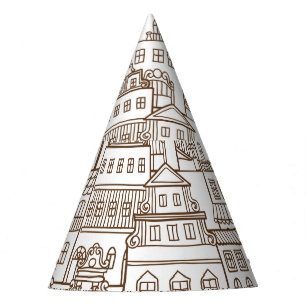 Chapeaux De Fètes Maisons vintages : Architectural Seamless Motif.