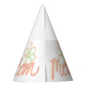 Chapeaux De Fètes Maman Fleur Art (Dos)