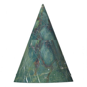Chapeaux De Fètes Marbre vert de Malachite Texture détaillée