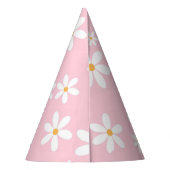 Chapeaux De Fètes Marguerites rose Pastel (Dos)