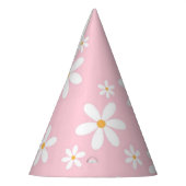 Chapeaux De Fètes Marguerites rose Pastel (Gauche)