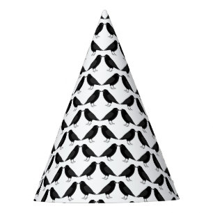 Chapeaux De Fètes Mariage gothique Bissing Ravens Motif