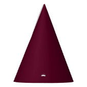 Chapeaux De Fètes Maroon simple minimaliste (Gauche)