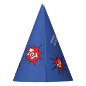 Chapeaux De Fètes Meilleur Superhero Enfant Super Comic Anniversaire (Dos)