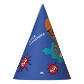 Chapeaux De Fètes Meilleur Superhero Enfant Super Comic Anniversaire (Gauche)