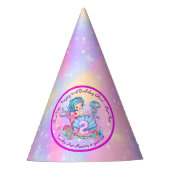 Chapeaux De Fètes Mermaid 2e anniversaire Modifier Modifier le texte (Devant)