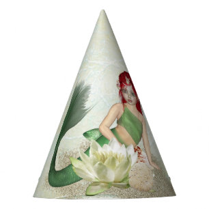 Chapeaux De Fètes Mermaid Casquette de fête d'anniversaire