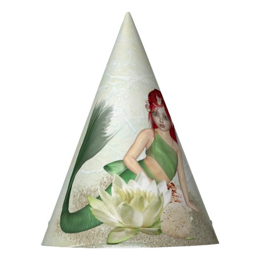 Chapeaux De Fètes Mermaid Casquette de fête d'anniversaire (Devant)