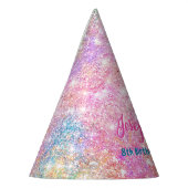 Chapeaux De Fètes Mermaid colorful whimsical birthday custom (Gauche)