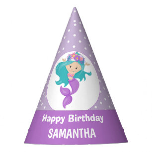 Chapeaux De Fètes Mermaid Pearl Anniversaire