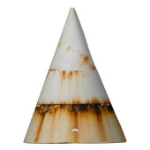 Chapeaux De Fètes Métal blanc rouillé : surface texturée (Droite)