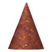 Chapeaux De Fètes métal rustique : surface texturée. (Gauche)