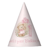 Chapeaux De Fètes Mignonne 1er anniversaire Teddy Bear Casquettes de (Devant)